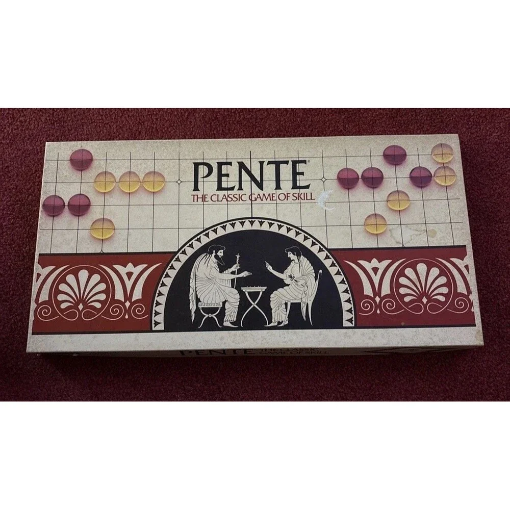 PENTE Board Game The Classic Game of Skill Vintage 1982 Parker Brothers (READ)